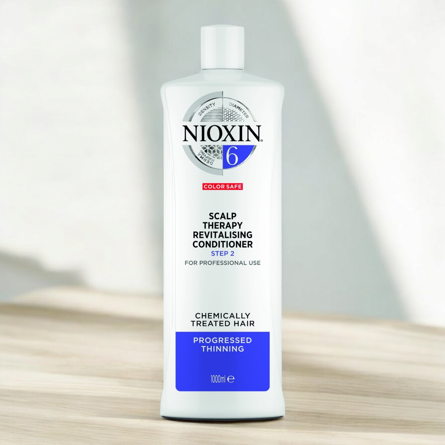 Nioxin Acondicionador para Cabello Tratado Quimicamente o Rizado - Adelgazamiento Avanzado 1000 ml