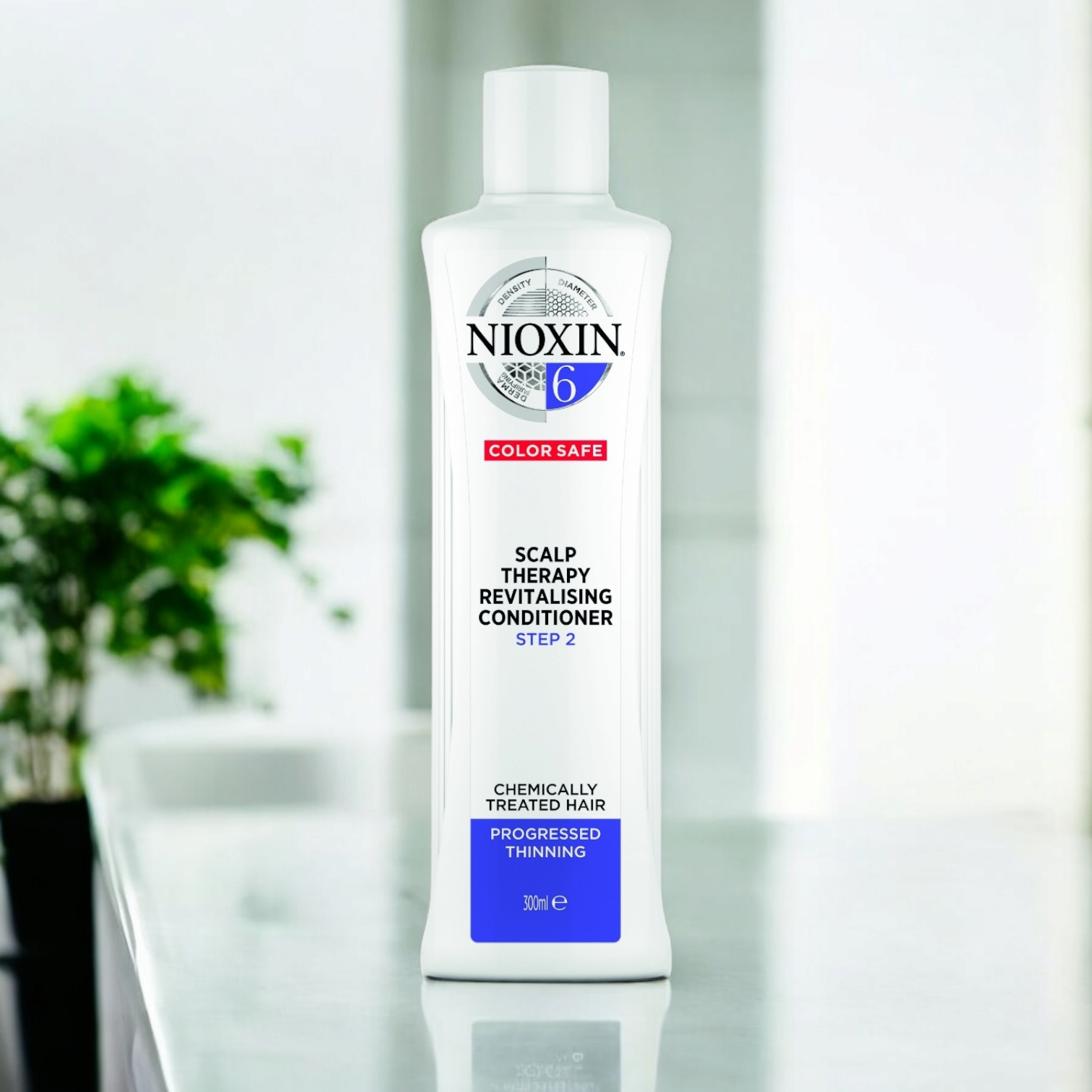 Nioxin Acondicionador para Cabello Tratado Quimicamente o Rizado - Adelgazamiento Avanzado 300 ml