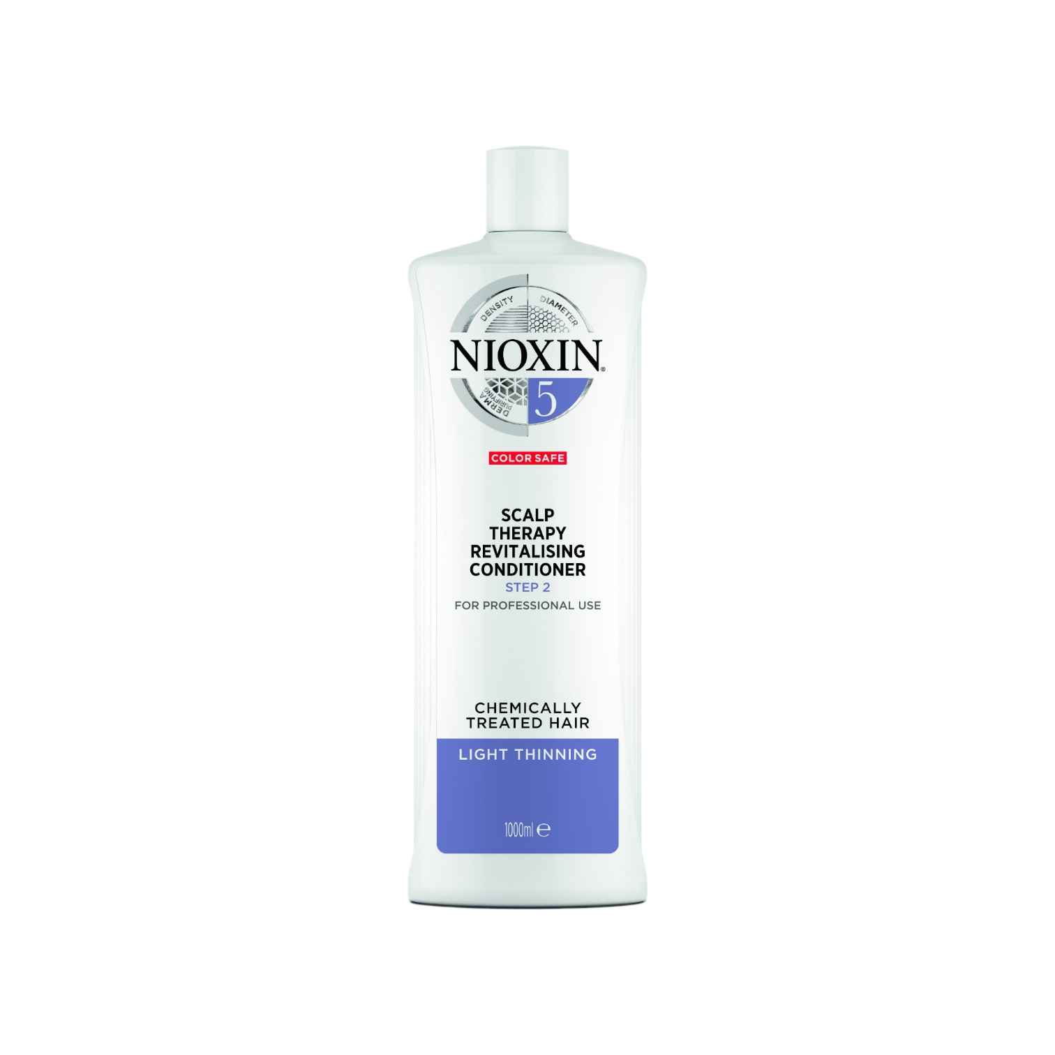 Nioxin Acondicionador para Cabello Tratado Quimicamente o Rizado - Adelgazamiento Leve 1000 ml