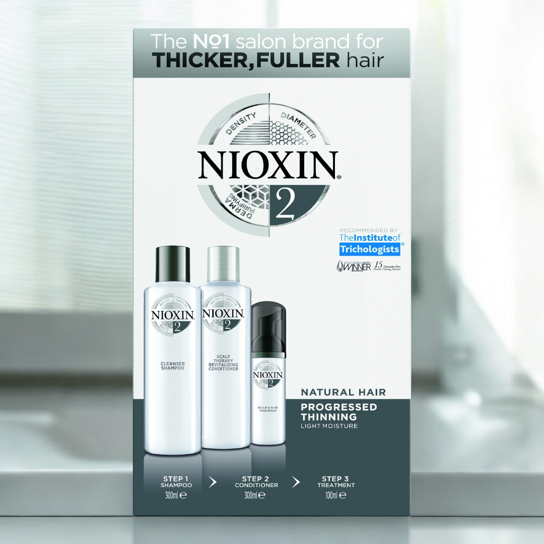 Nioxin Kit Para Cabello Natural - Adelgazamiento Avanzado 300 ml