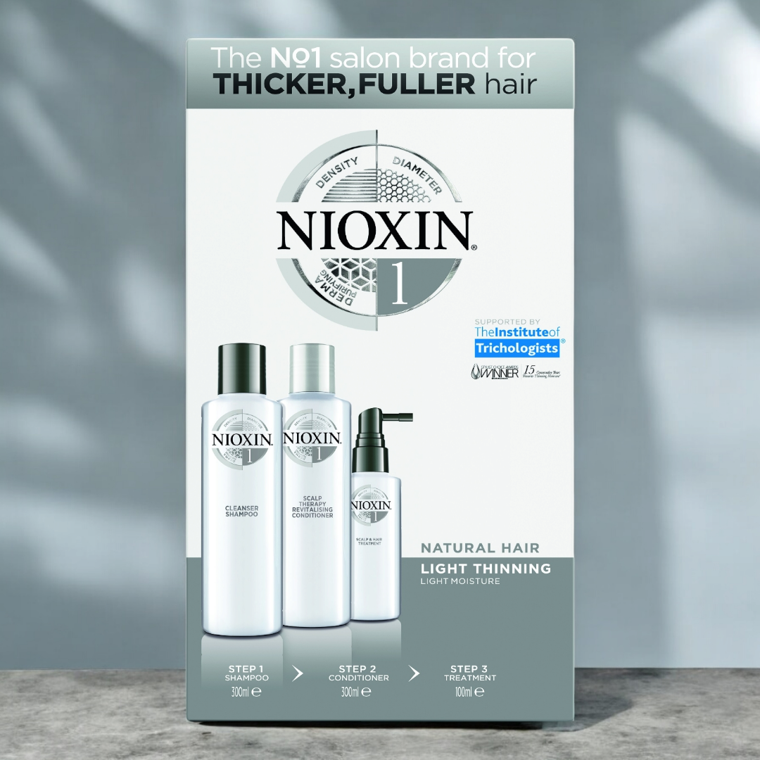 Nioxin Kit Para Cabello Natural - Adelgazamiento Leve 300 ml