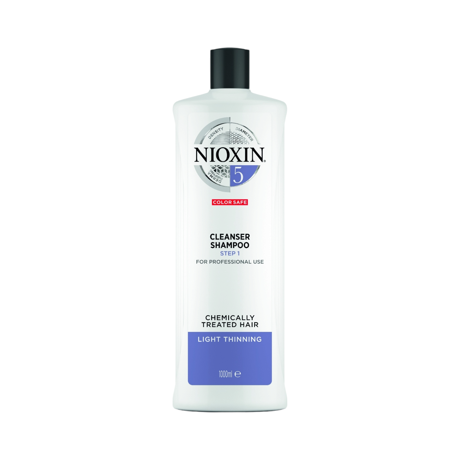 Nioxin Shampoo para Cabello Tratado Quimicamente o Rizado - Adelgazamiento Leve 1000 ml