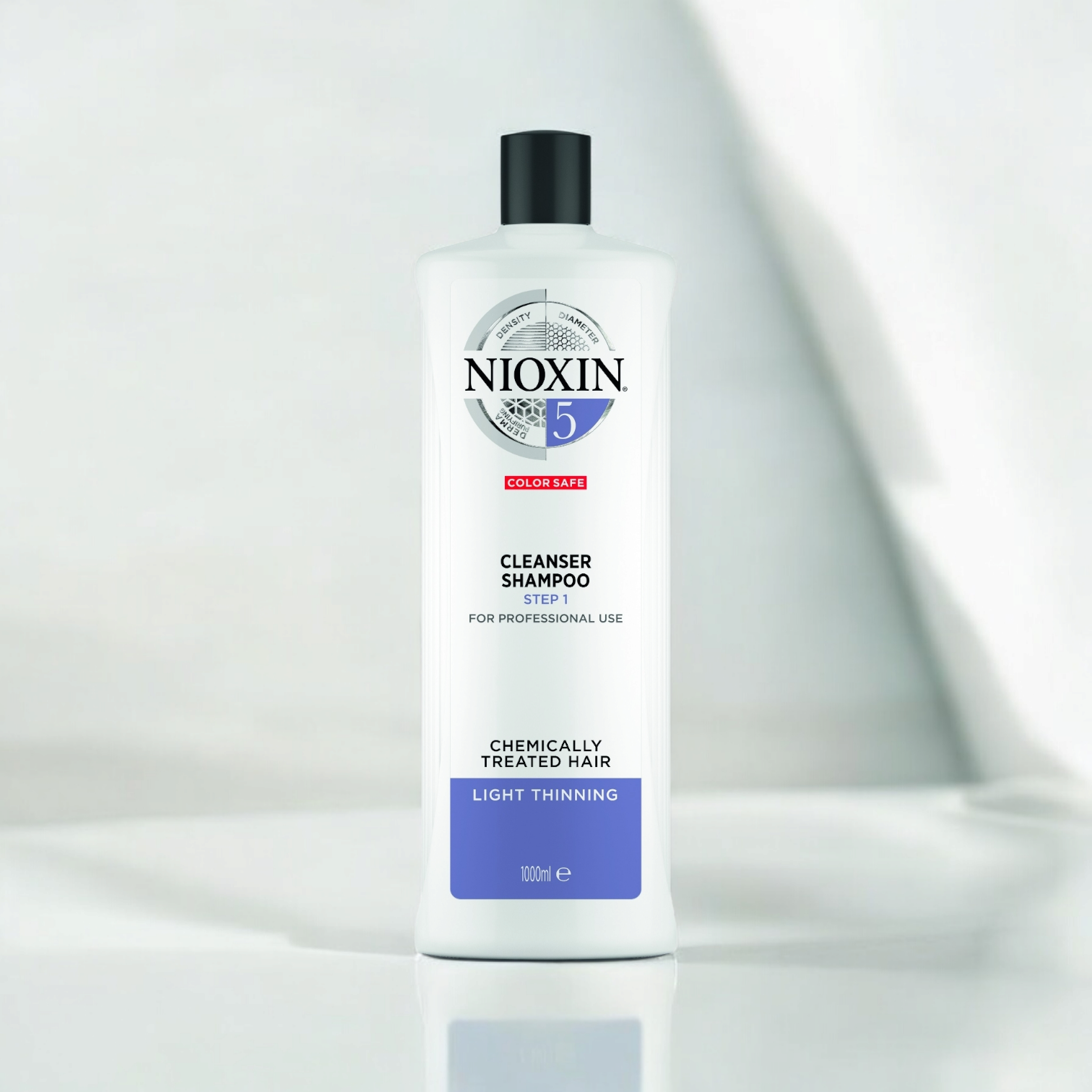 Nioxin Shampoo para Cabello Tratado Quimicamente o Rizado - Adelgazamiento Leve 1000 ml
