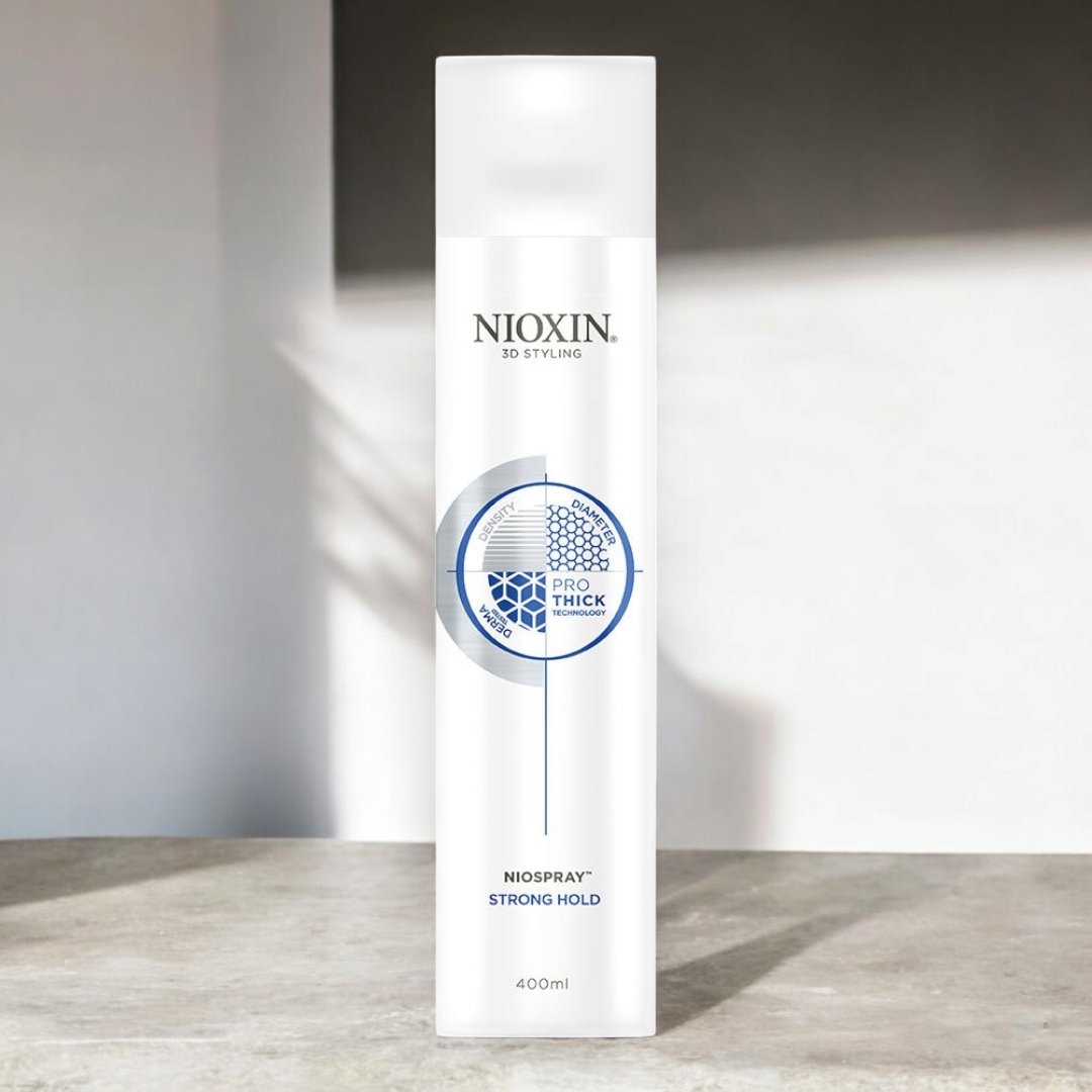 Nioxin Spray De Fijacion Fuerte Con Proteccion Termica 300 ml