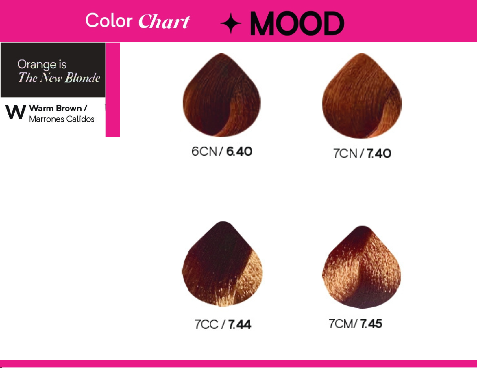 Motika Tinte Orange Is The New Blonde 7CN/7.40 Rubio Cobre Profundo 90 ml