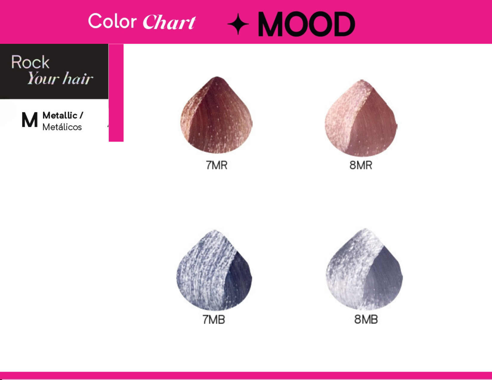 Motika Tinte Rock Your Hair 8MB Rubio Claro Azul Metálico 90 ml