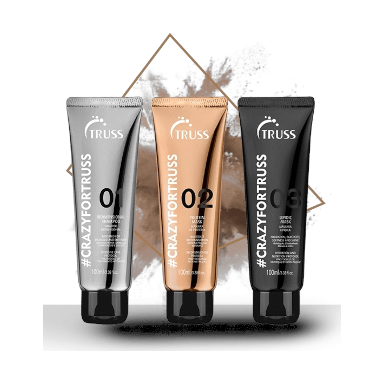 Truss Crazy For Truss - 3 Unid. 100 ml c/u