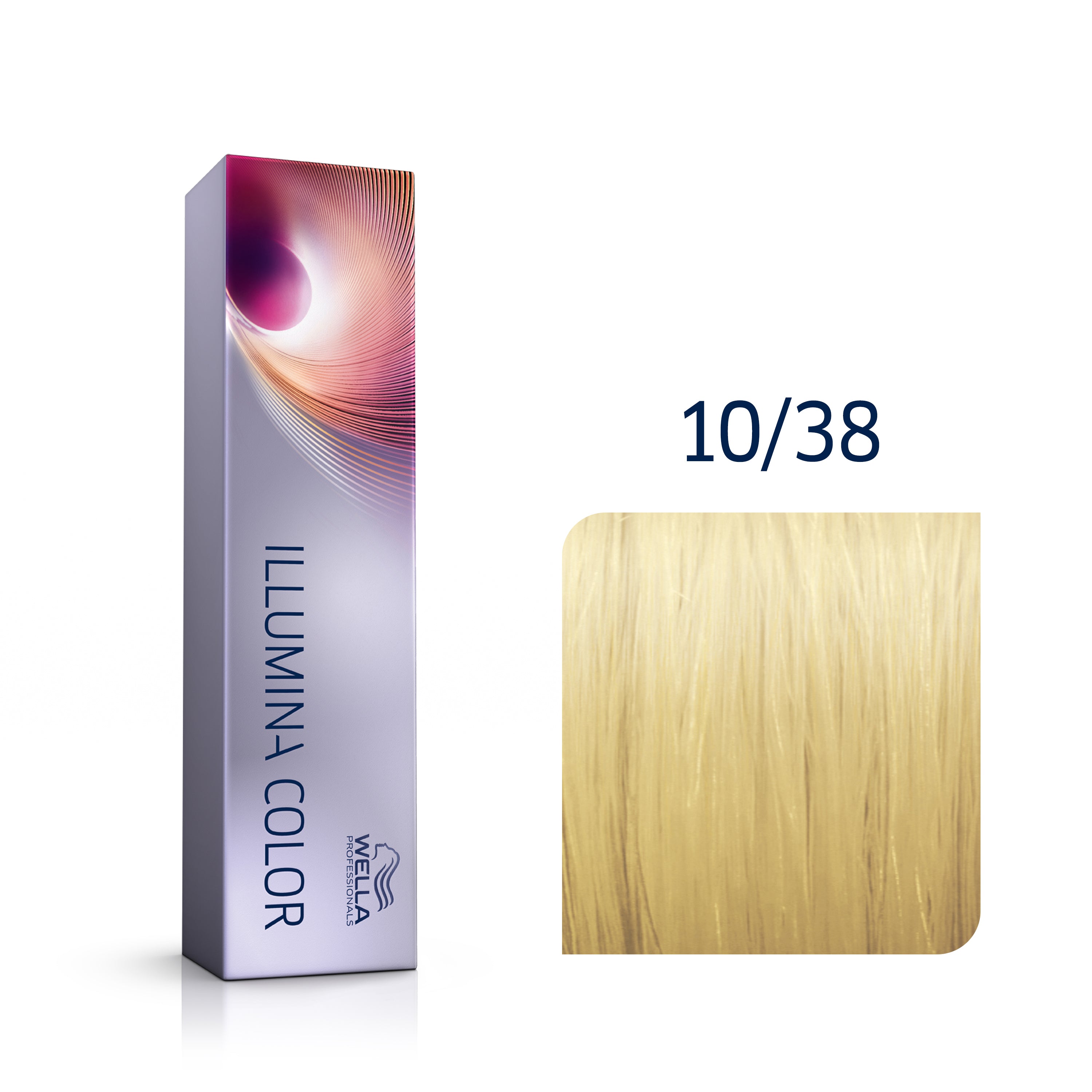 Wella Tinte Ilumina Color IC 60 ml. 10/38 Rubio Ultra Claro Dorado Perla