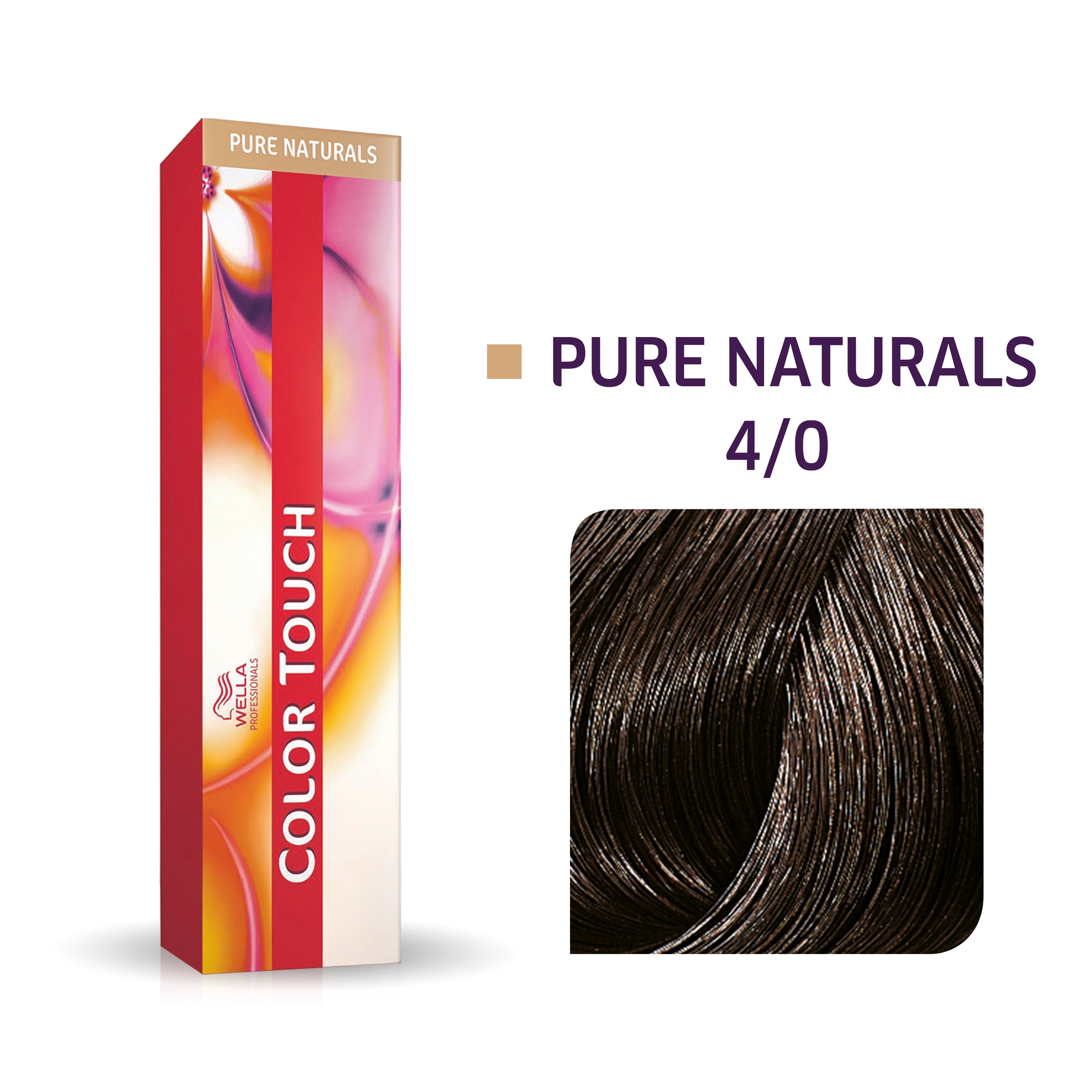 Wella Tinte Color Touch CT 60 ml. 4/0 Castaño Mediano