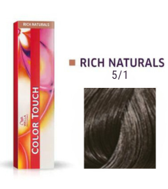 Wella Tinte Color Touch CT 60 ml. 5/1 Castaño Claro Ceniza