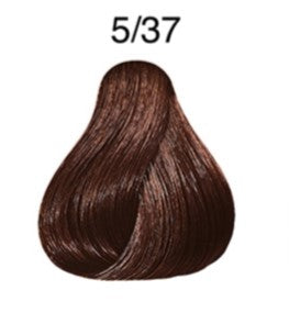 Wella Tinte Color Perfect CP 60 ml. 5/37 Castaño Claro Dorado Marrón