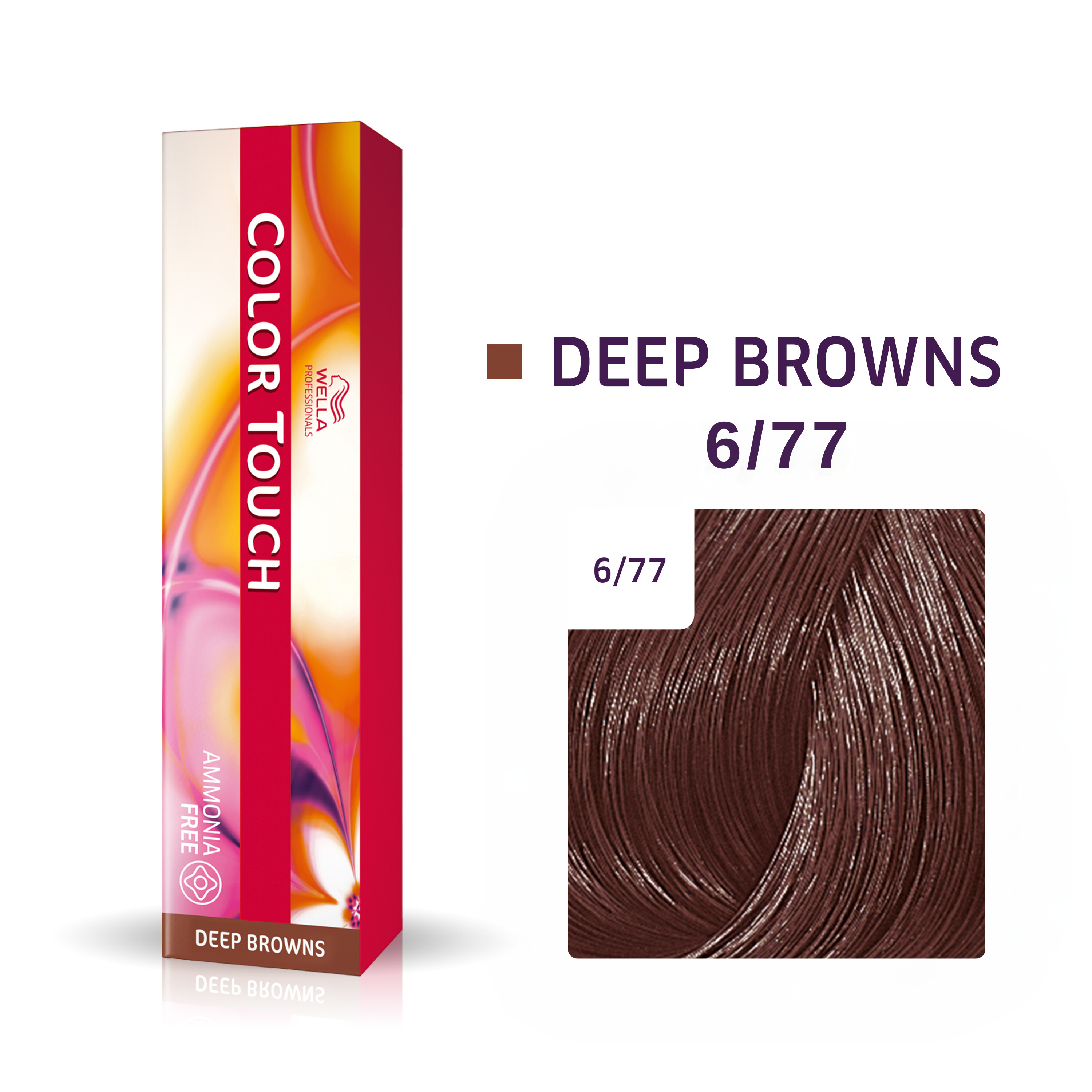 Wella Tinte Color Touch CT 60 ml. 6/77 Rubio Oscuro Marrón Intenso