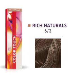 Wella Tinte Color Touch CT 60 ml. 6/3 Rubio Oscuro Dorado
