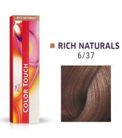 Wella Tinte Color Touch CT 60 ml. 6/37 Rubio Oscuro Dorado Marrón