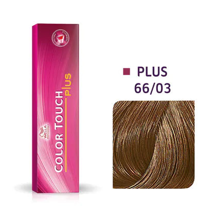 Wella Tinte Color Touch Plus CTP 60 ml. 66/03 Rubio Oscuro Intenso Natural Dorado