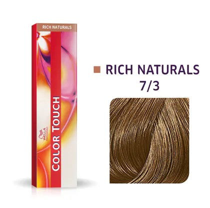 Wella Tinte Color Touch CT 60 ml. 7/3 Rubio Mediano Dorado
