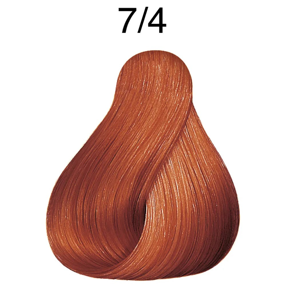Wella Tinte Color Perfect CP 60 ml. 7/4 Rubio Mediano Rojo