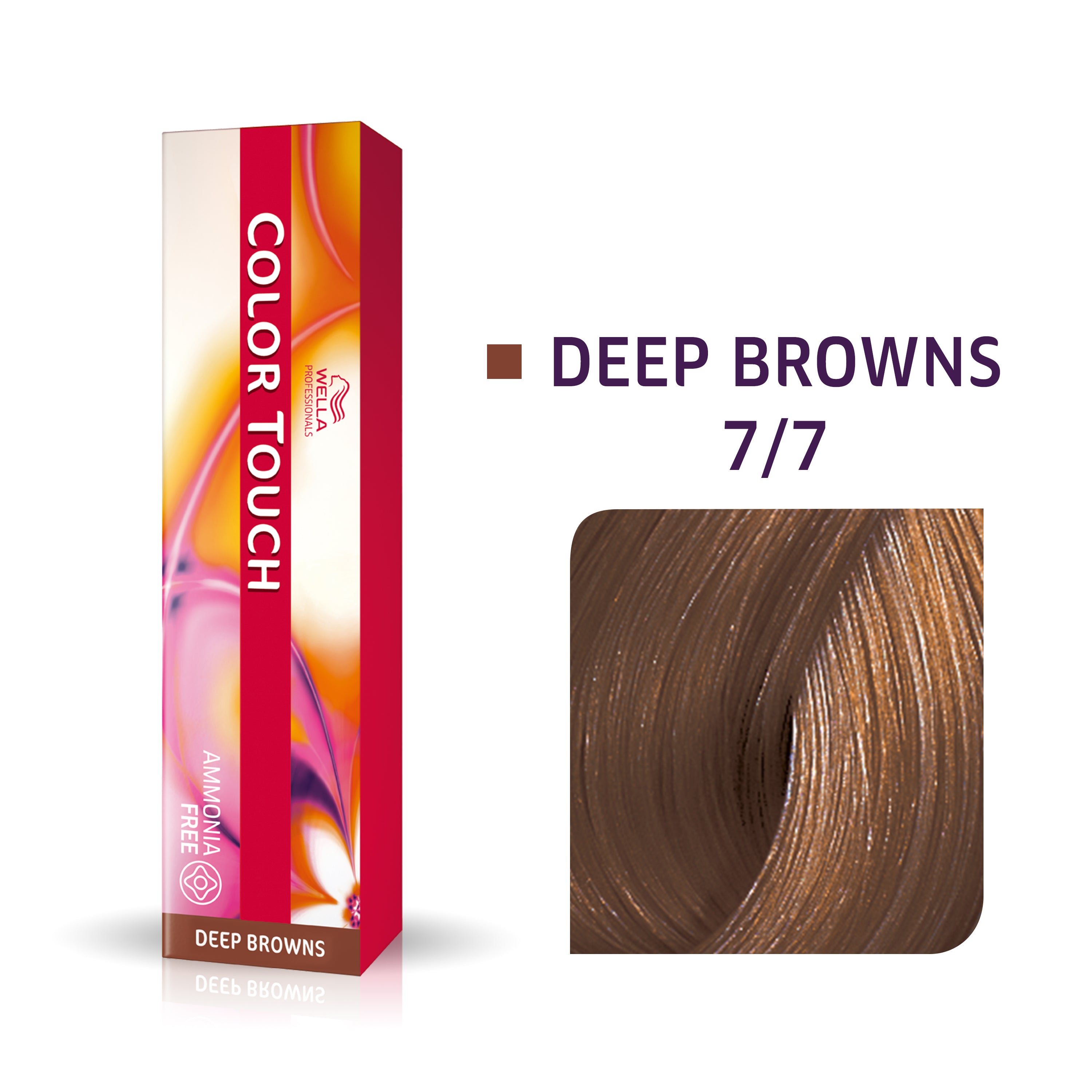 Wella Tinte Color Touch CT 60 ml. 7/7 Rubio Mediano Marrón