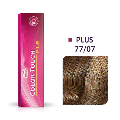 Wella Tinte Color Touch Plus CTP 60 ml. 77/07 Rubio Mediano Intenso Natural Marrón