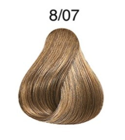 Wella Tinte Color Perfect CP 60 ml. 8/07 Rubio Claro Natural Marrón
