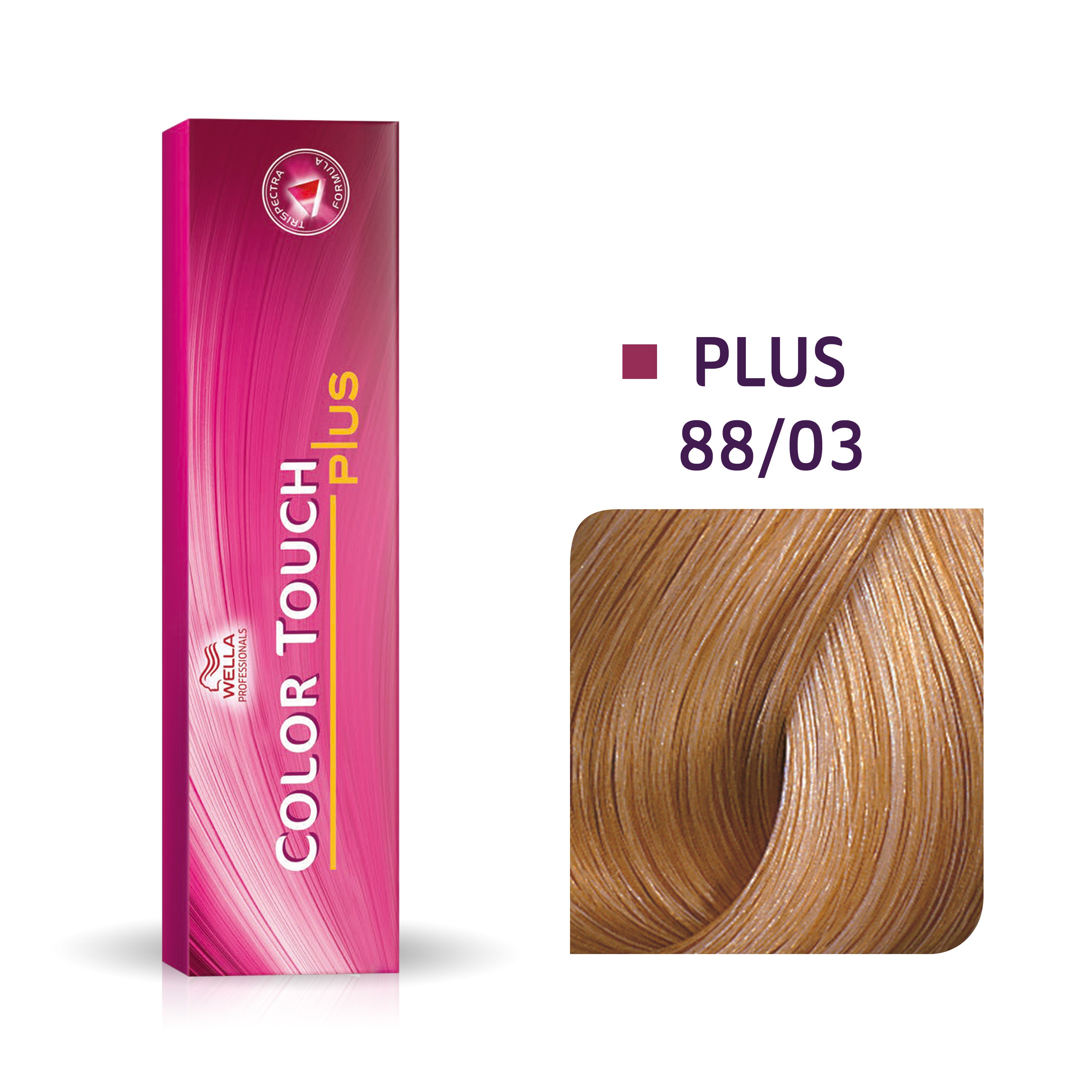 Wella Tinte Color Touch Plus CTP 60 ml. 88/03 Rubio Claro Intenso Natural Dorado