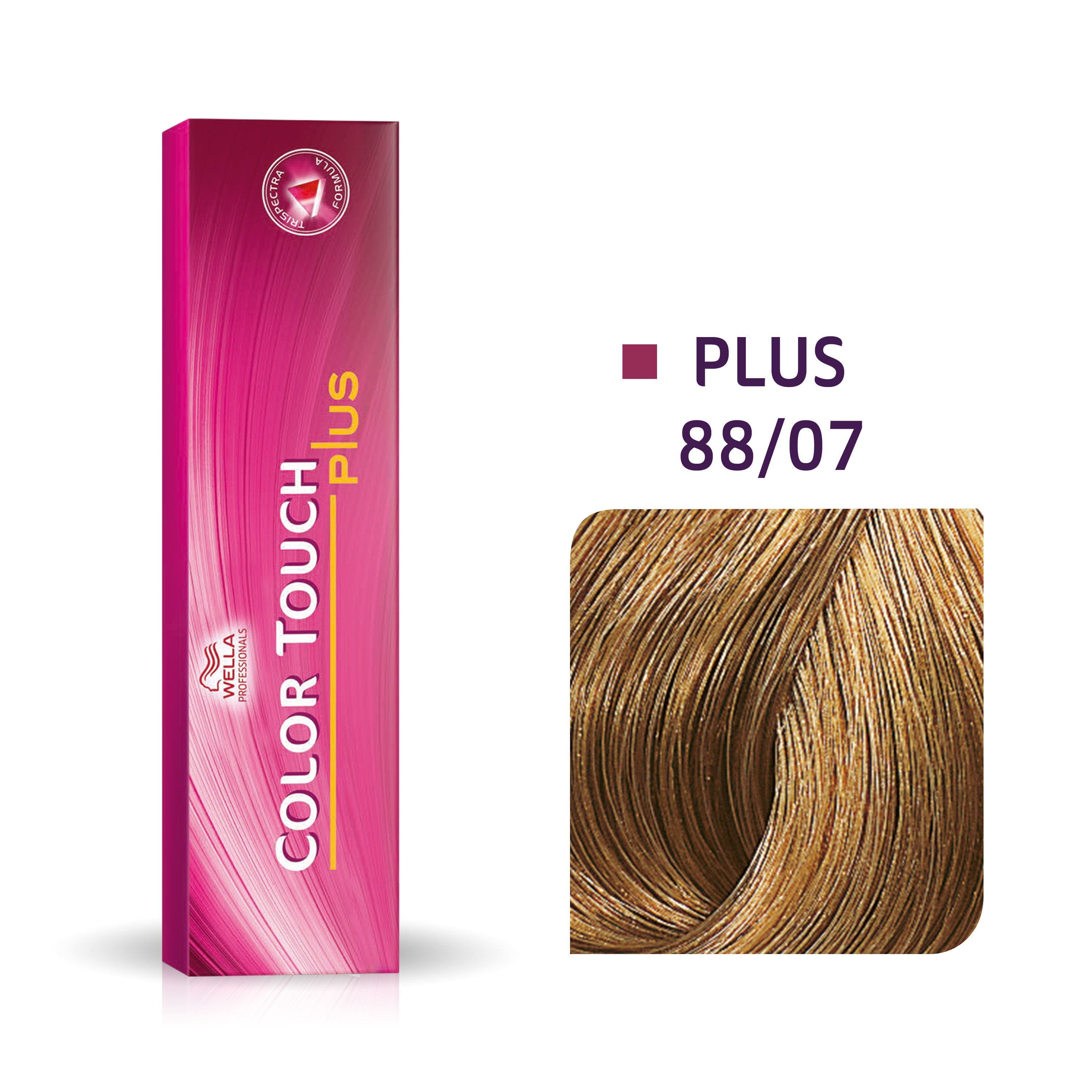 Wella Tinte Color Touch Plus  CTP 60 ml. 88/07 Rubio Claro Intenso Natural Marrón