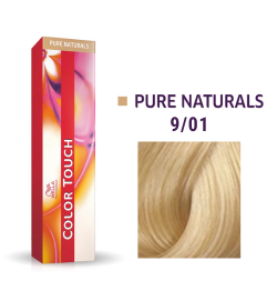 Wella Tinte Color Touch CT 60 ml. 9/01 Rubio Extra Claro Natural Ceniza