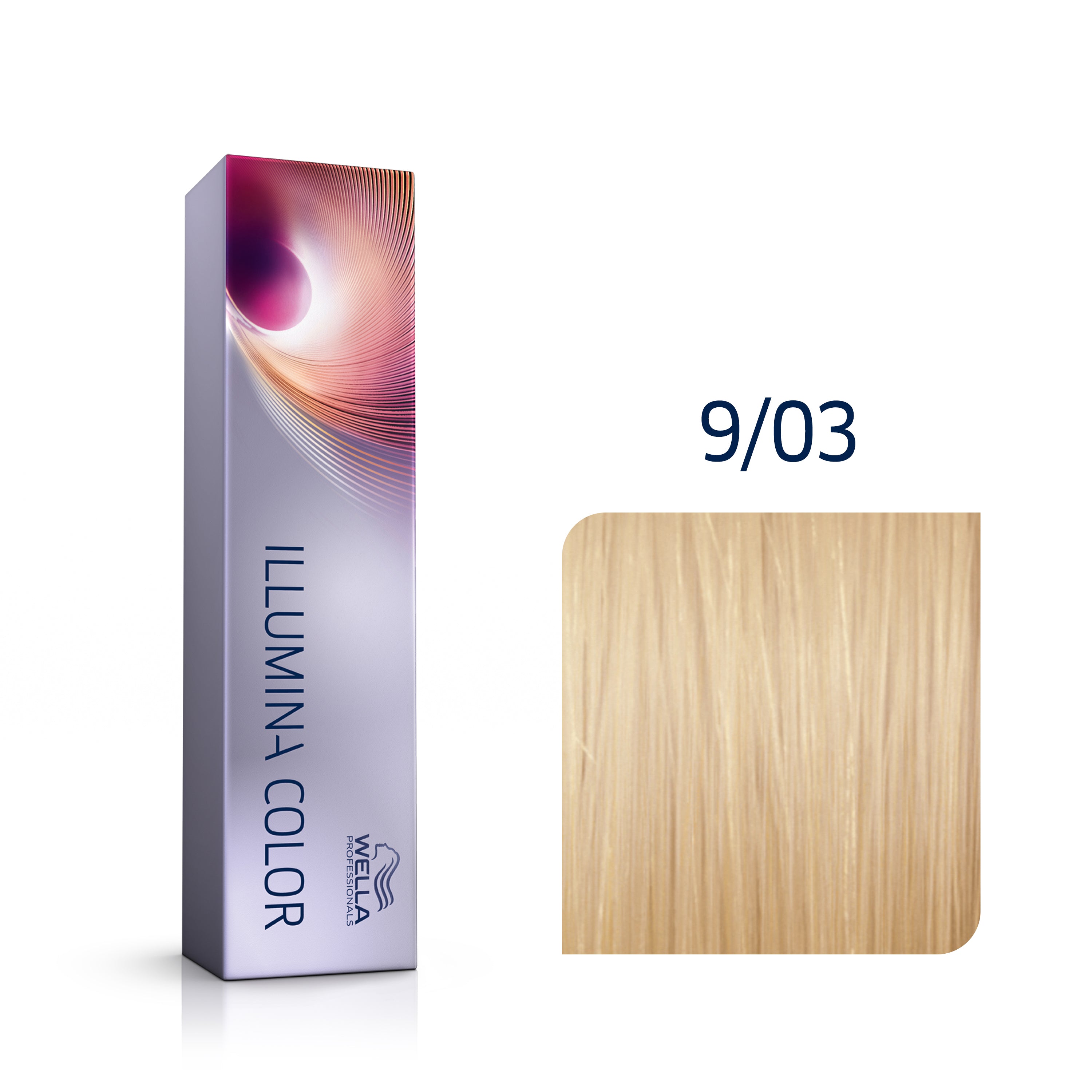 Wella Tinte Ilumina Color IC 60 ml. 9/03 Rubio Extra Claro Natural Dorado
