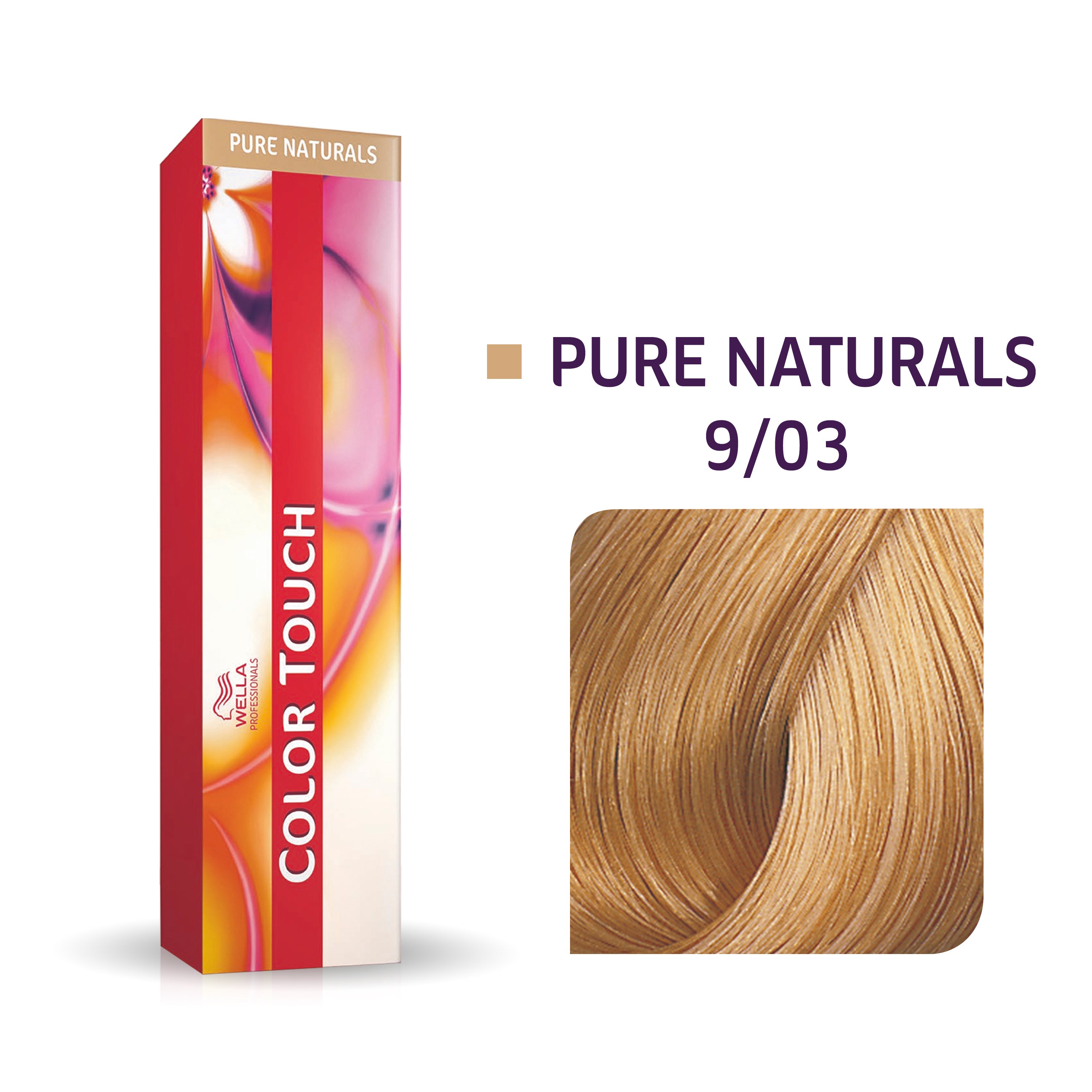 Wella Tinte Color Touch CT 60 ml. 9/03 Rubio Extra Claro Natural Dorado