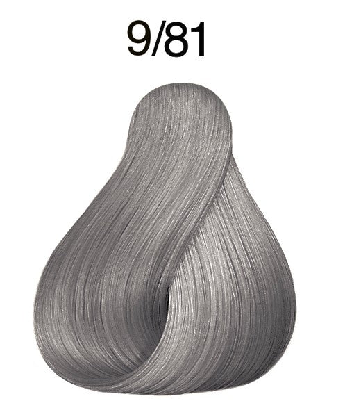 Wella Tinte Color Perfect CP 60ml. 9/81 Rubio Extra Claro Perla Ceniza