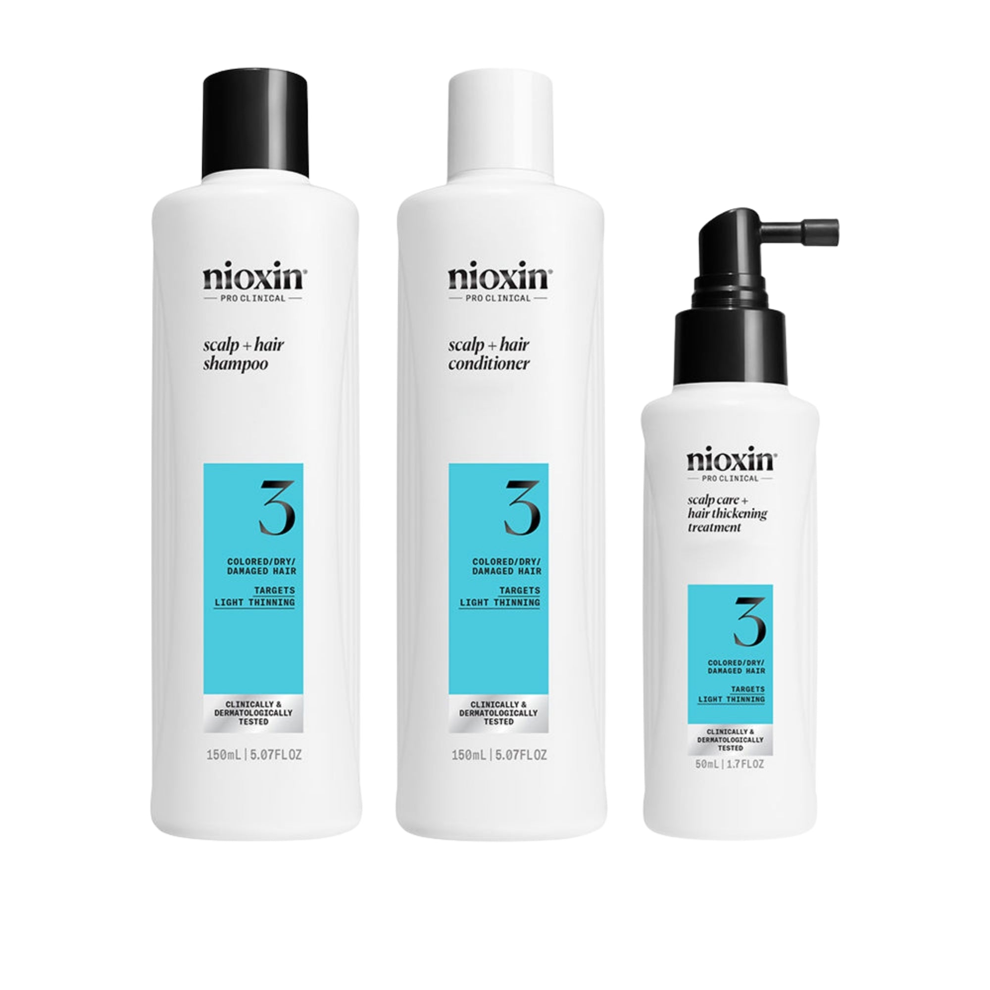 Nioxin Kit Para Cabello Teñido - Adelgazamiento Leve 150 ml